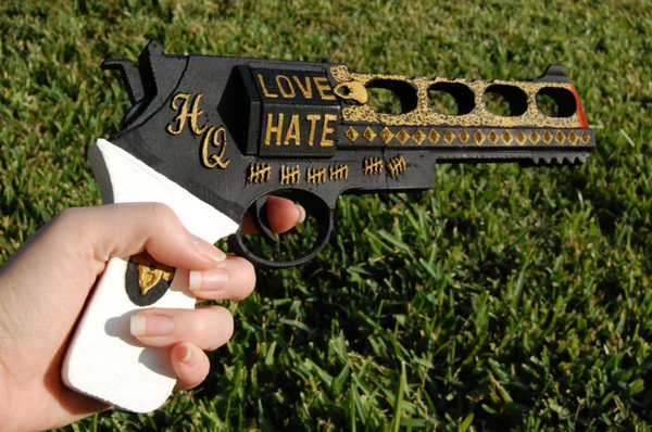 Harley Quinn Revolver Gun Inspired 3d Printed Full Scale Cosplay
