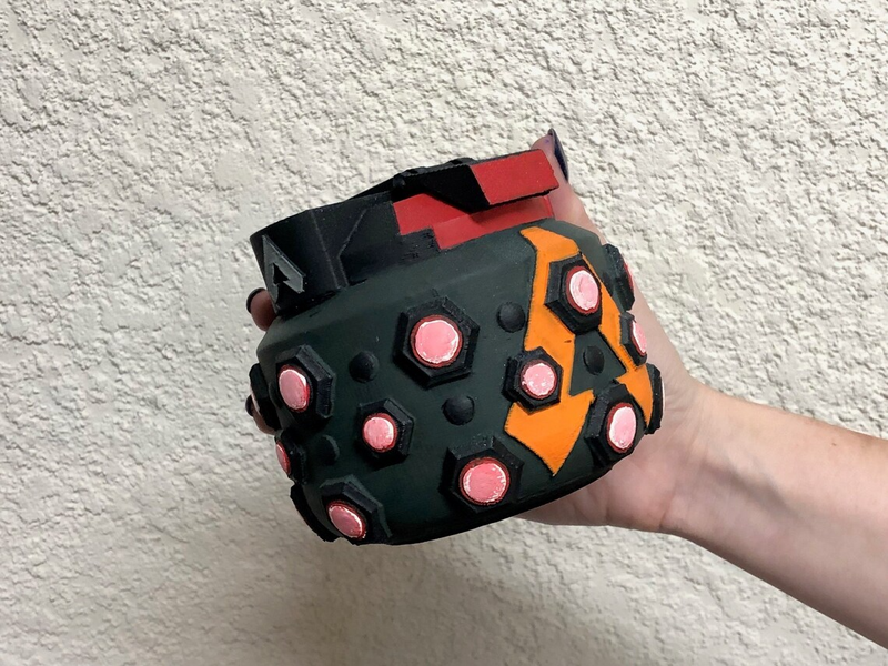 Frag Grenade 3D Printed Battle Royale Prop Fan Art