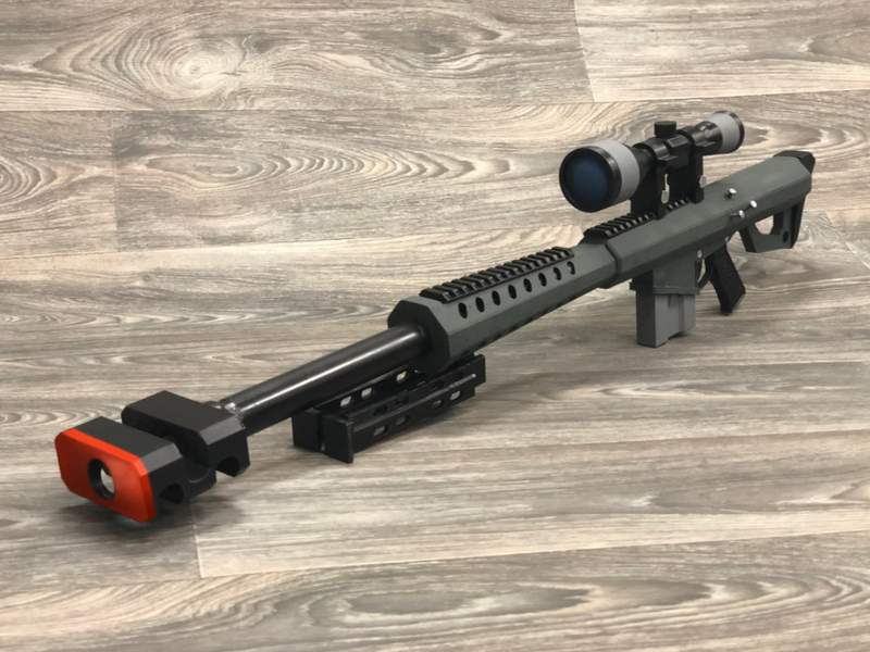 Heavy Sniper Rifle Legendary Battle Royale 3D Printed Prop Toy