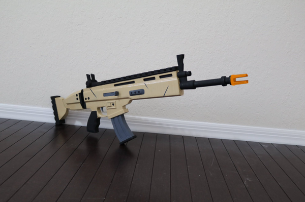 Scar Assault Rifle Legendary Fortnite Battle Royale 3D Printed Prop Toy
