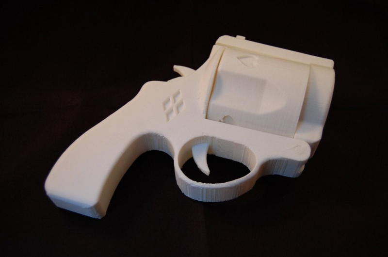 Harley Quinn Cork Gun Full Scale 3D Printed Cosplay