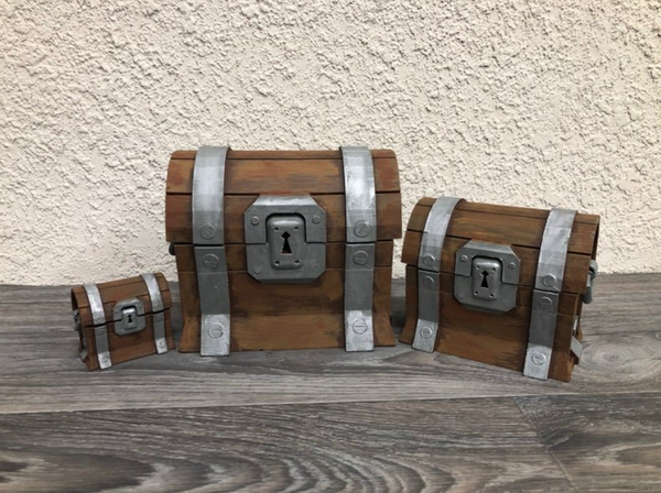 Loot Chest Fortnite Battle Royale 3D Printed Toy/Bank/Cake Topper