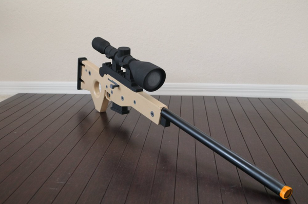 Bolt Action Sniper Rifle Legendary Fortnite Battle Royale 3D Printed Prop Toy