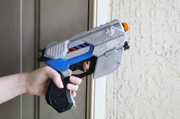 Police Officer Dva Gun Fan Art Prop Overwatch 3d Printed Full Scale Cosplay