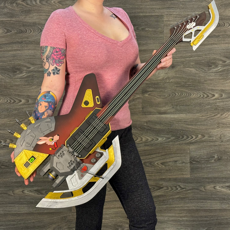 Fuse's Heirloom Razor's Edge Guitar Battle Royale 3D Printed Prop Toy ...
