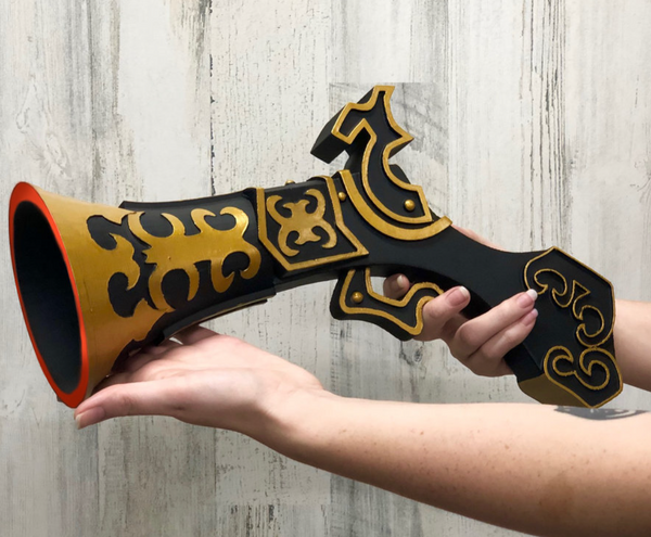 Miss Fortune Blunderbuss Guns 3D Printed Full Scale Prop Toy