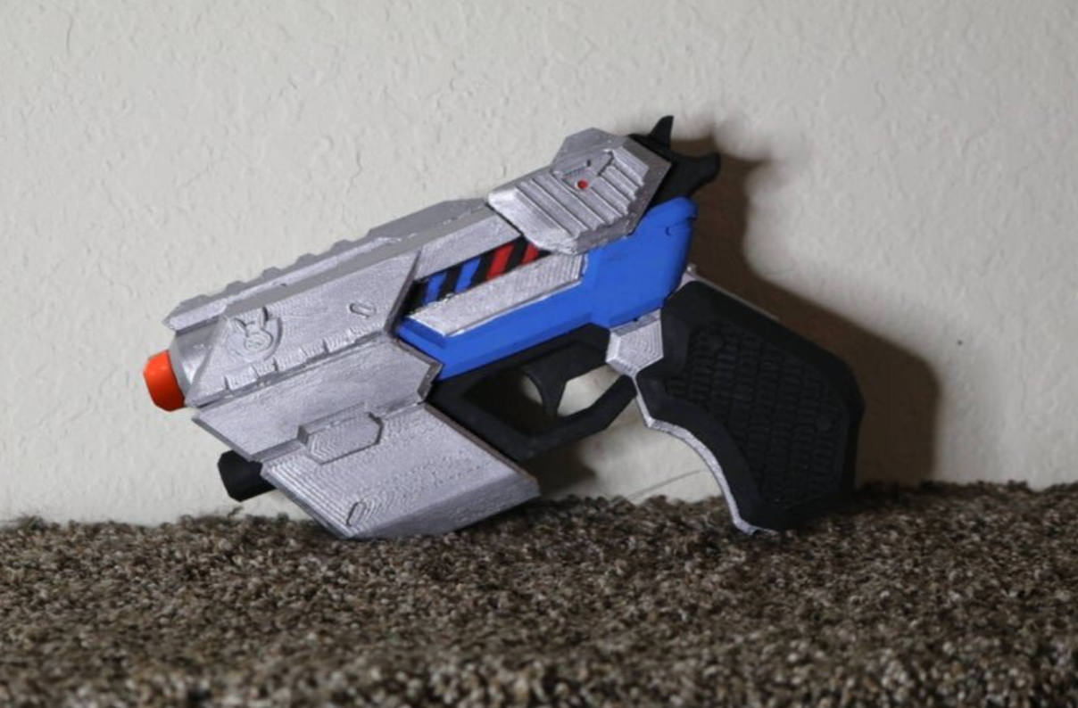 Police Officer Dva Gun Fan Art Prop Overwatch 3d Printed Full Scale Co –  Senpai3D