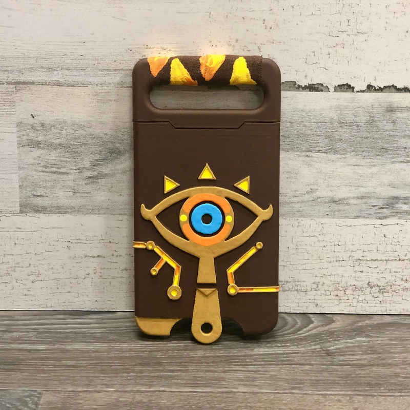 Sheikah Slate 3D Print PHONE CASE Nintendo Breath of the Wild 3D Printed Cosplay Costume Fan Art