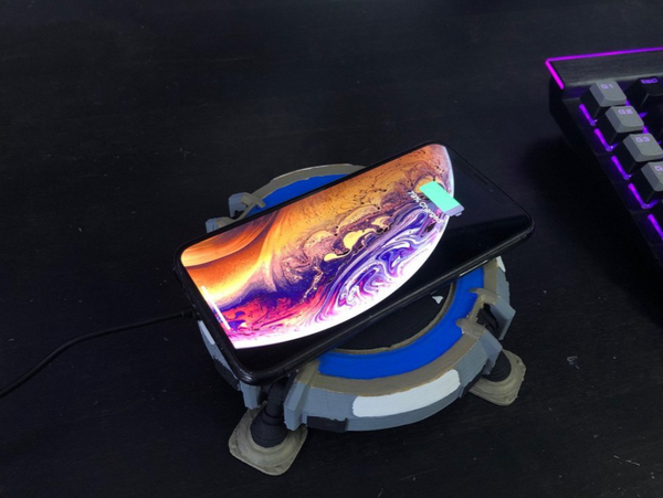 Launch Jump Pad Desktop Wireless Charger Fortnite Battle Royale 3D Printed Toy/Cake topper