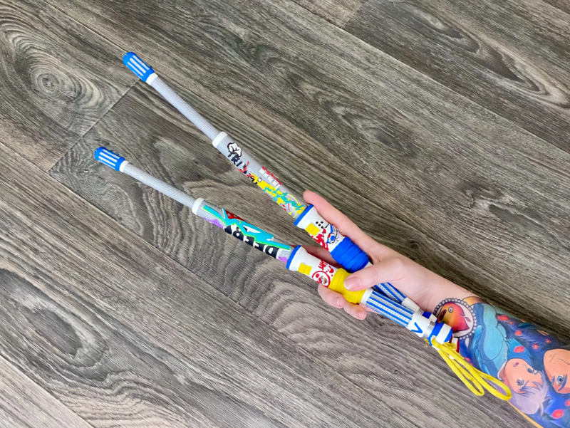 Lifeline's Shock Sticks Heirloom Apex Legends 3D Printed Prop Toy Fan Art