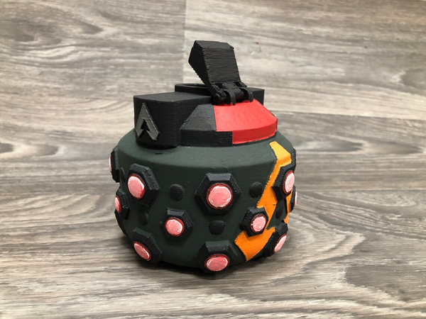 Frag Grenade 3D Printed Battle Royale Prop Fan Art