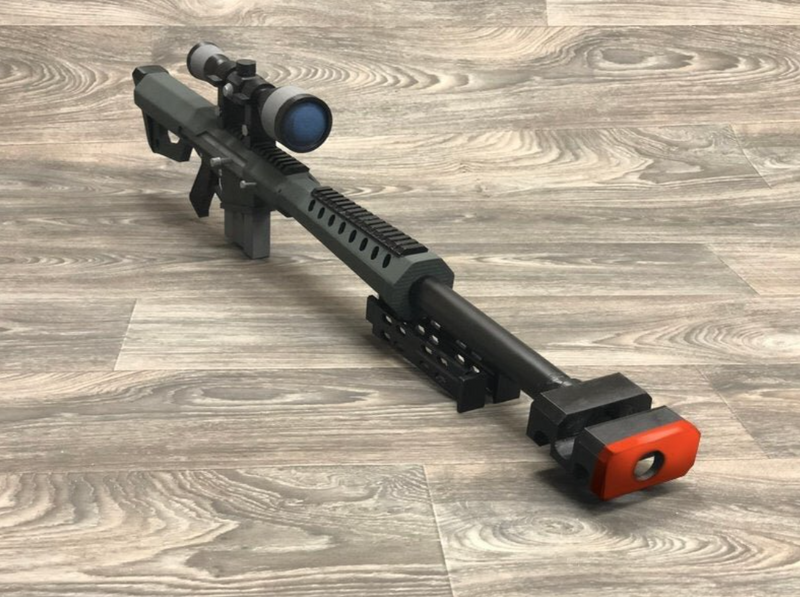 Heavy Sniper Rifle Legendary Battle Royale 3D Printed Prop Toy