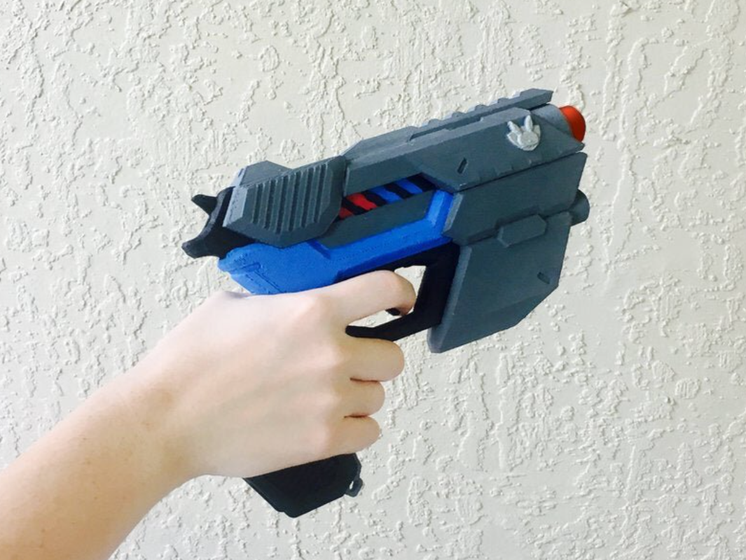 Police Officer Dva Gun Fan Art Prop Overwatch 3d Printed Full Scale Co –  Senpai3D