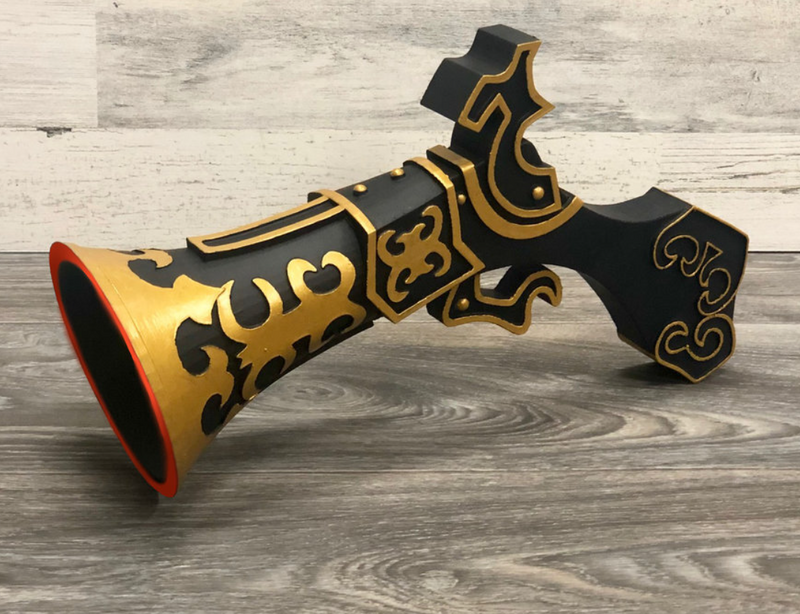 Miss Fortune Blunderbuss Guns 3D Printed Full Scale Prop Toy