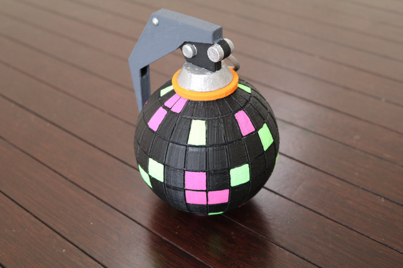 Boogie Bomb 3D Printed Fortnite Battle Royale Prop