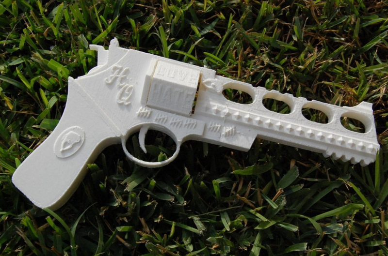 Harley Quinn Revolver Gun Inspired 3d Printed Full Scale Cosplay