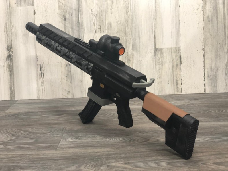 Tactical Assault Rifle Legendary Fortnite Battle Royale 3D Printed Prop Toy