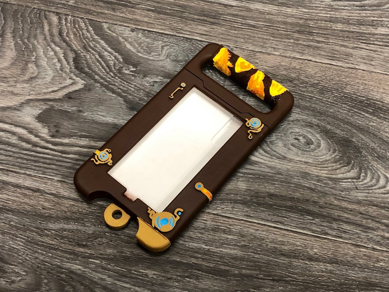 Sheikah Slate 3D Print PHONE CASE Nintendo Breath of the Wild 3D Printed Cosplay Costume Fan Art