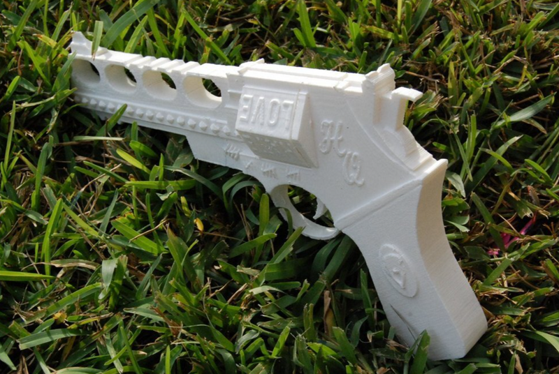 Harley Quinn Revolver Gun Inspired 3d Printed Full Scale Cosplay