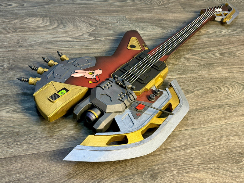 Fuse's Heirloom Razor's Edge Guitar Battle Royale 3D Printed Prop Toy Fan Art Decor