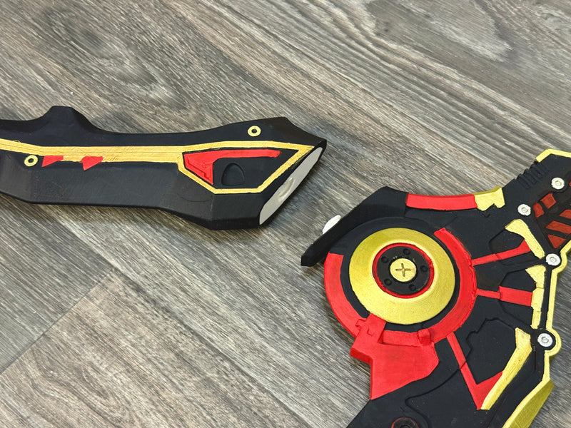 Revenant's Scythe Heirloom Death Grip Battle Royale 3D Printed Prop Toy Fan Art