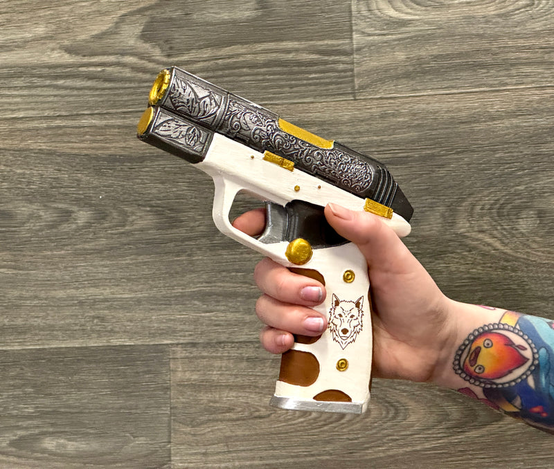 Ivory Fang P2020 Pistol Apex Legends Battle Royale 3D Printed Prop Toy Fan Art