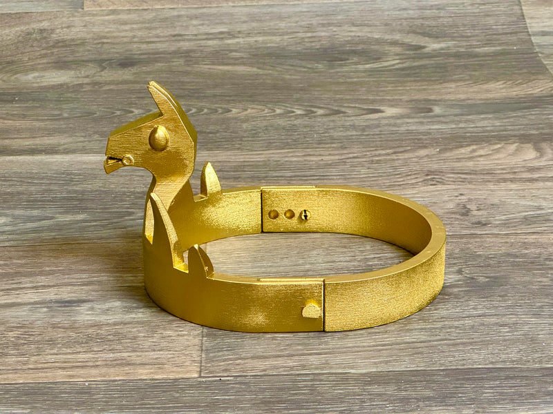 Victory Royale Crown Epic Fortnite 3D Print Full Scale Cosplay Golden Llama Winner