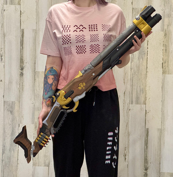 Ashe Viper Rifle Overwatch 2 Gun Fan Art Prop 3d Printed Full Scale Cosplay