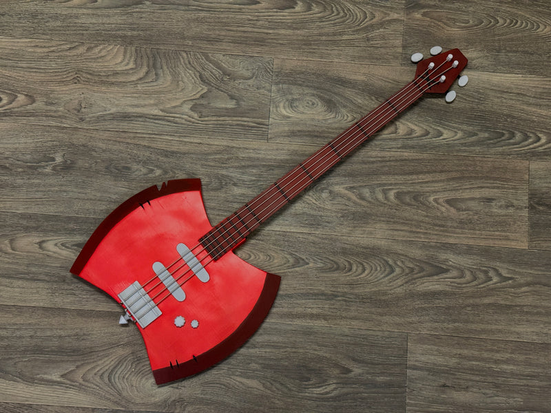 Adventure Time Marceline Axe Bass Guitar 3D Print Full Scale Vampire Queen Cosplay Fan Art