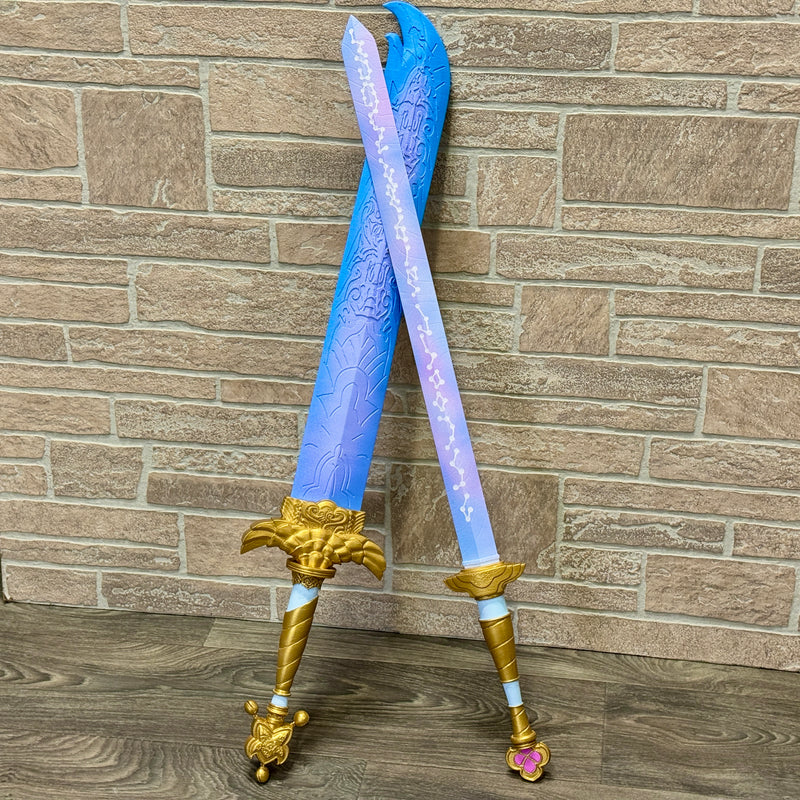 Rumi’s Swords Kpop Demon Hunters 3D Printed Cosplay Prop Toy Anime Fan Art