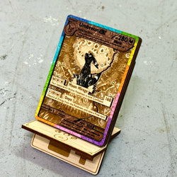 3D Wooden Pokemon Trading Card Replica Laser Cut Multi-Layered Collector Fan Art TCG