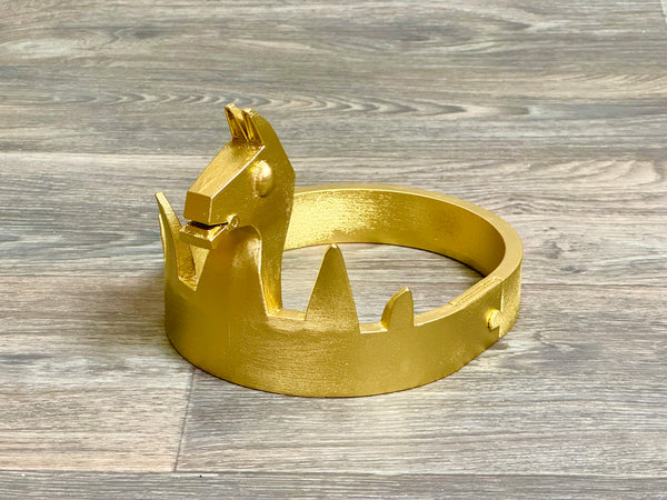 Victory Royale Crown Epic Fortnite 3D Print Full Scale Cosplay Golden Llama Winner