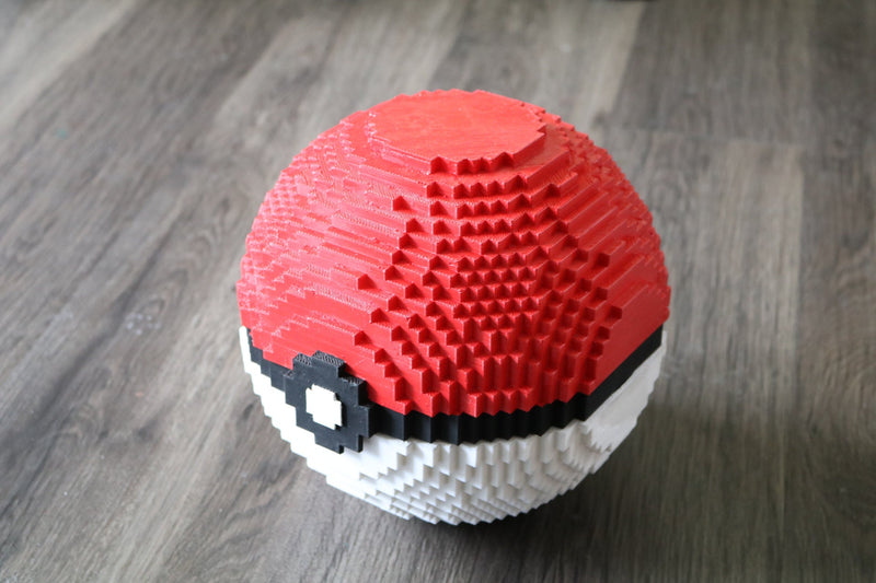 Pokeball Nintendo Switch Dock w/ Amiibo Stand 3D Print Fan Art