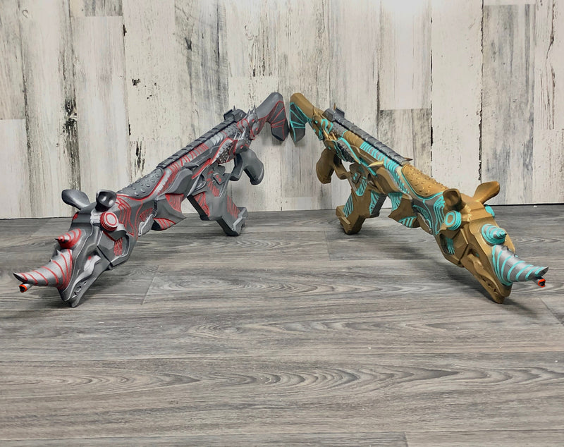 Golden Rampage R301 Golden & Iron Rampage R-301 Carbine Battle Royale 3D Printed Prop Toy ...