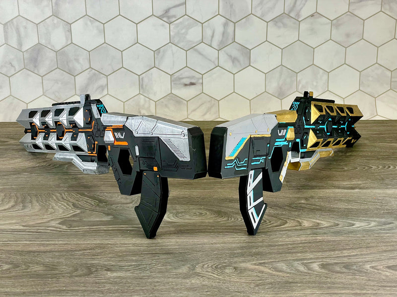 Heavy Metal & Heat Sink Flatline VK-47 Battle Royale 3D Printed Prop Toy Fan Art