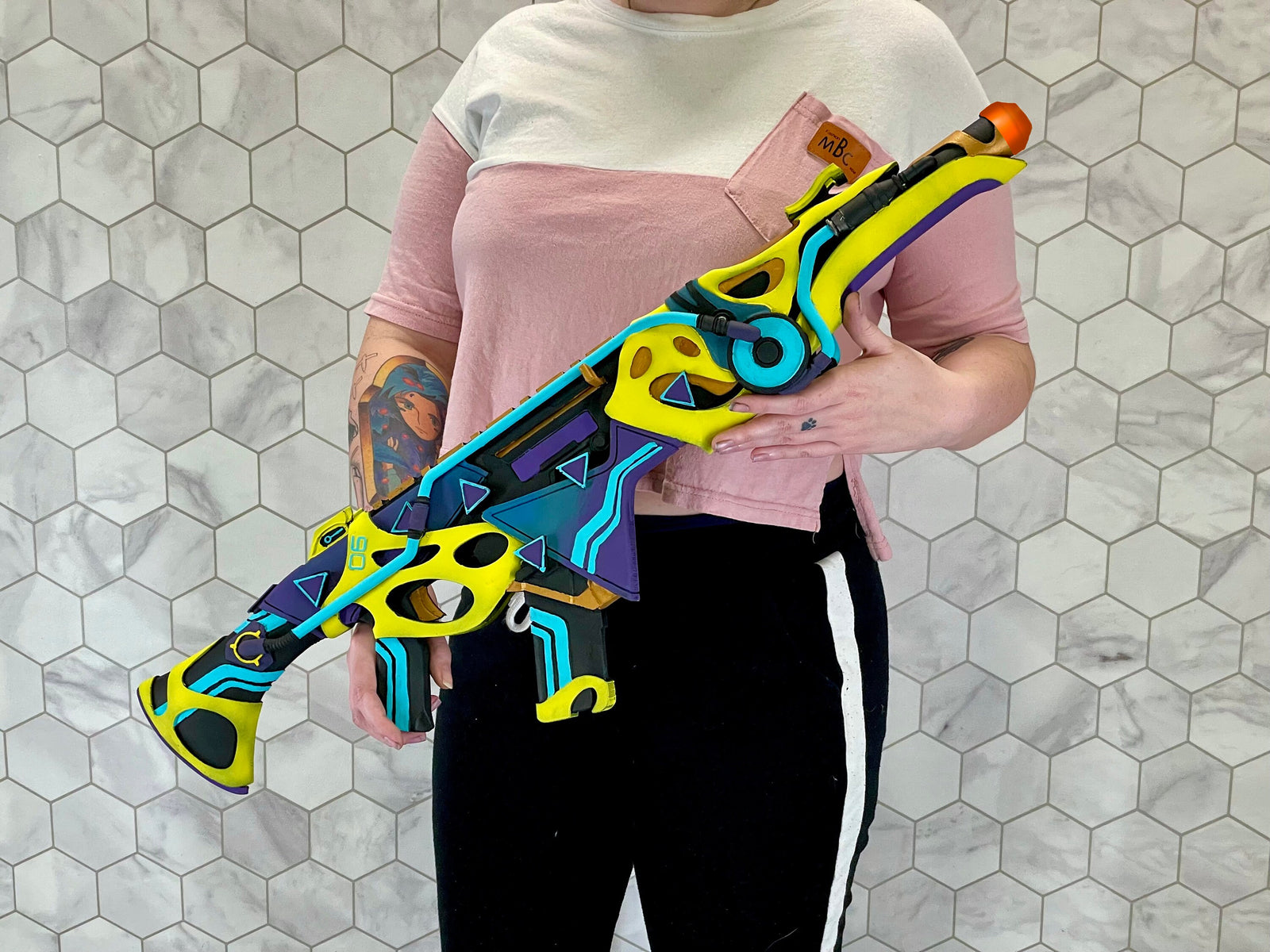 Fun in the Sun R-301 Carbine Battle Royale 3D Printed Prop Toy Fan